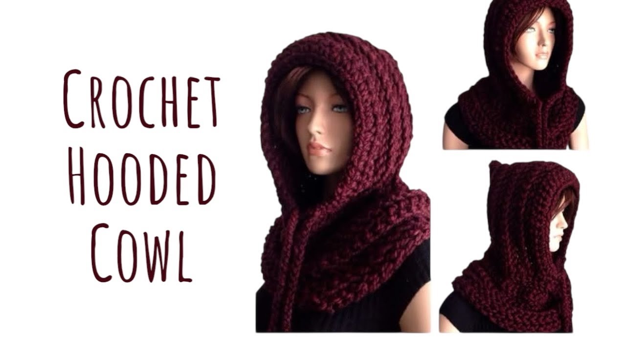 How to Crochet a Hooded Cowl | Crochet Hood | Crochet Cowl |Tutorial | Pattern #Crochet #diy