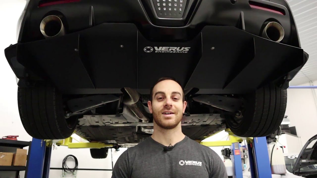 Rear Diffuser Install - Mk5 Toyota Supra