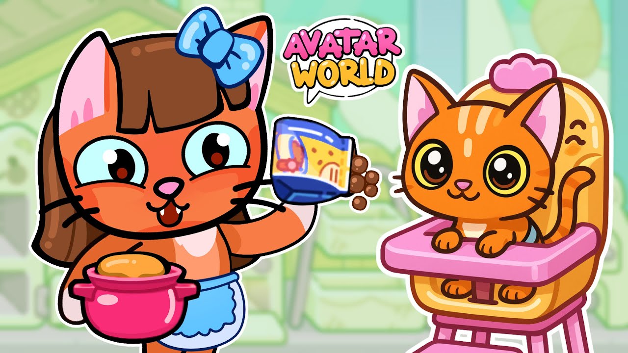 КОТ СТАЛ МНЕ МАМОЙ?!😱🐱 Меня Удочерили Животные в Avatar World | Toca Boca