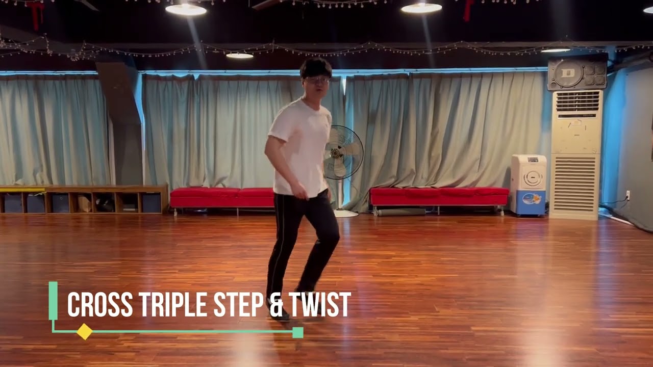 Triple step & twist in Lindy Hop(Swing Dance) 트리플스텝과 트위스트