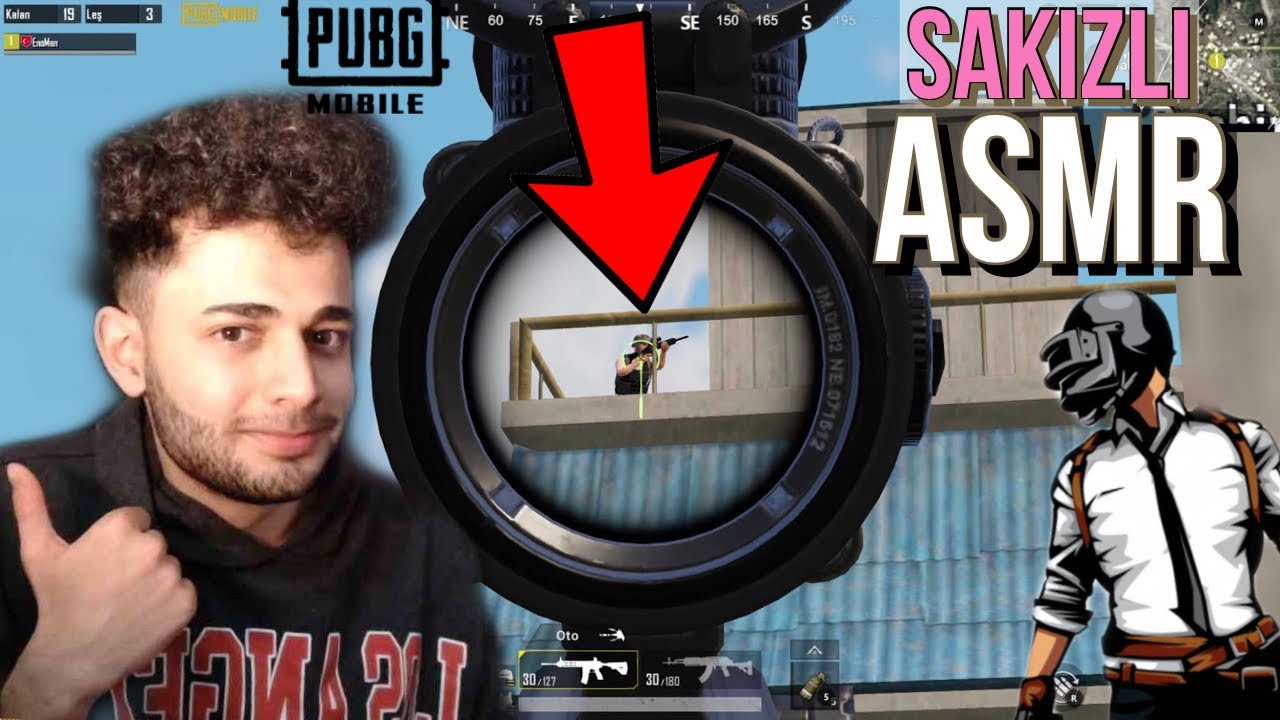 Sakızlı PUBG MOBİLE UYUMA GARANTİLİ Asmr Türkçe | Rahatlatıcı ASMR | Sakız ASMR  Oyun ASMR Game ASMR