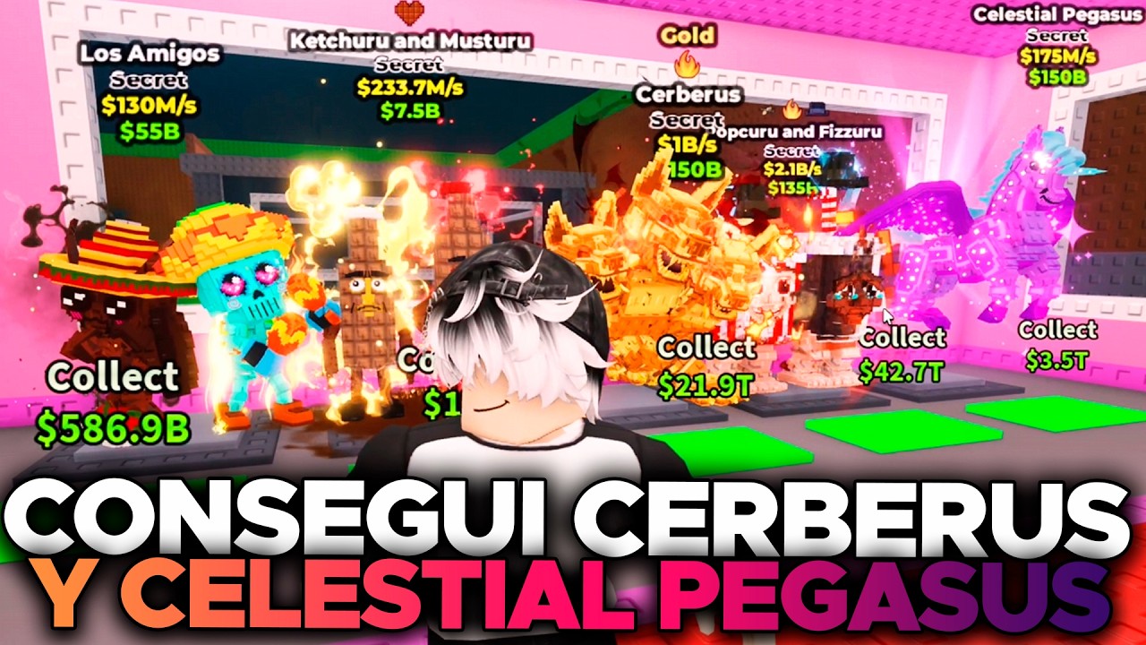 CONSEGUÍ CELESTIAL PEGASUS Y CERBERUS en la NUEVA MAQUINA de TRADES de ROBA un BRAINROT