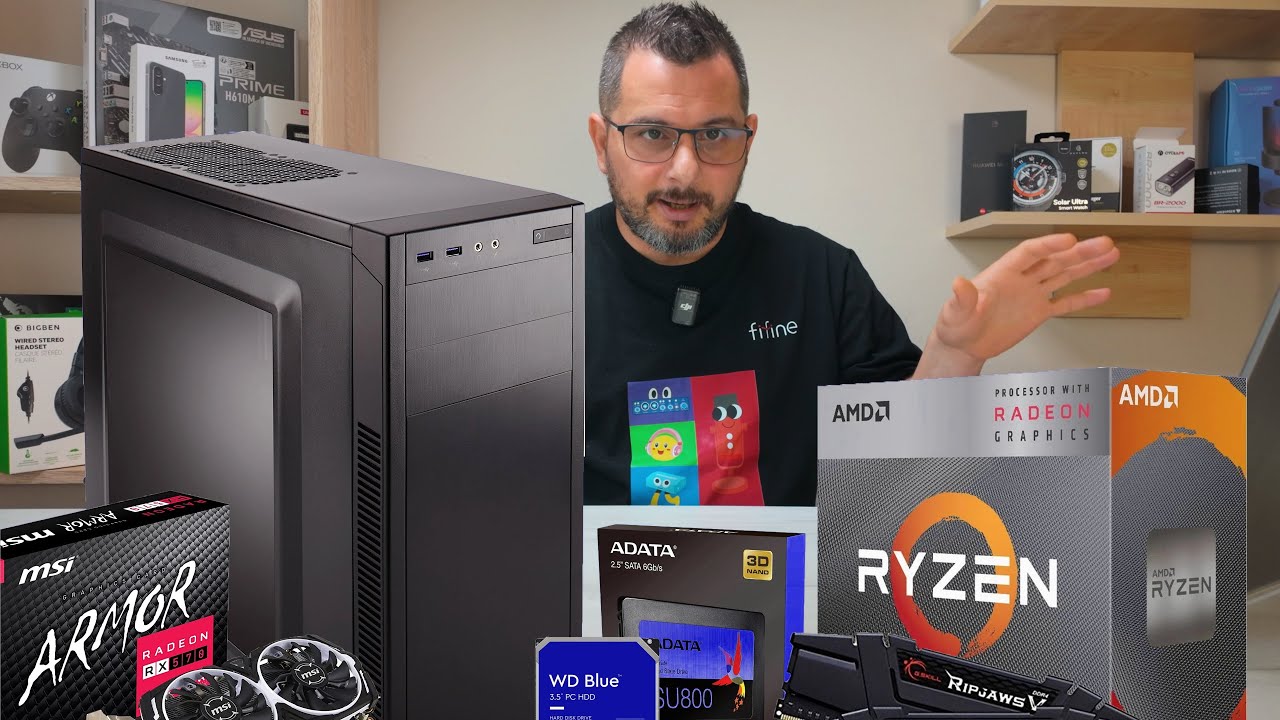 A NAGY PC öszerakó 3.rész! Sorozat kezdőknek! AMD Gamer gép! Fél misi és mindent visz!!!!