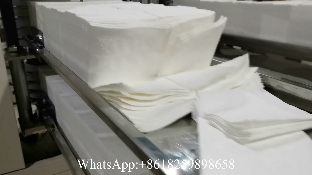Prix de la machine de pliage automatique de papier de soie de serviette &agrave; quatre couches