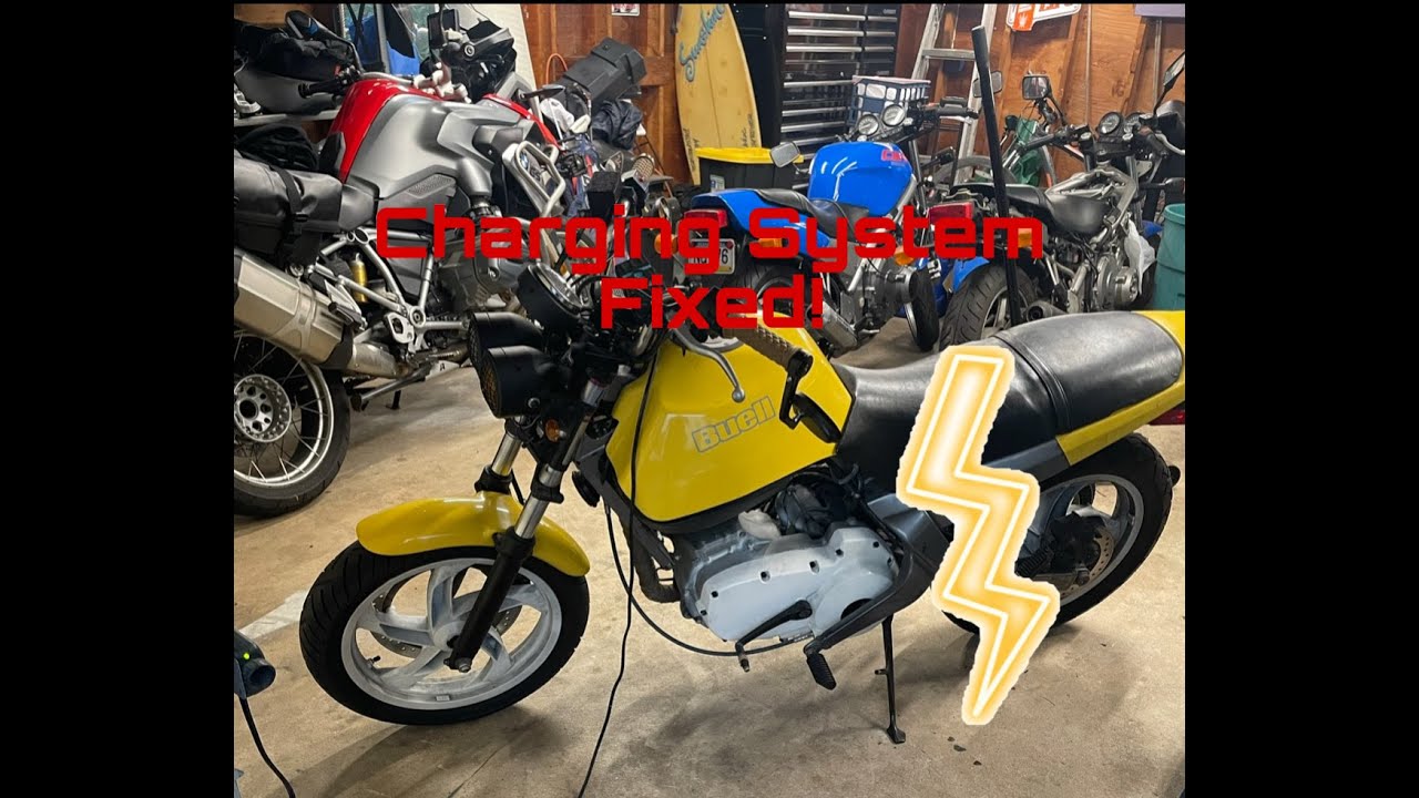 Исправлена ​​проблема с зарядной системой Buell! Диагностика и замена регулятора, Fall Rip!