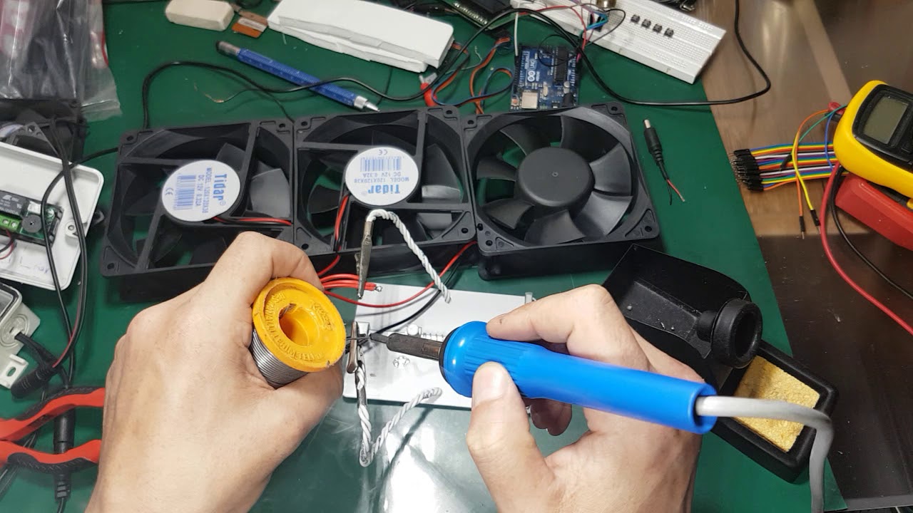 Akvaryum için Fanlı Soğutucu Yaptım Termostatlı