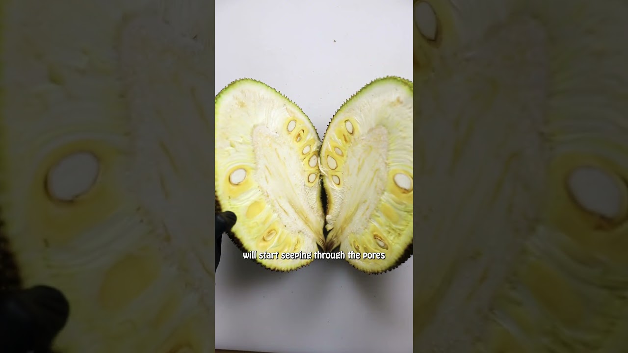How to cut unripe jackfruit