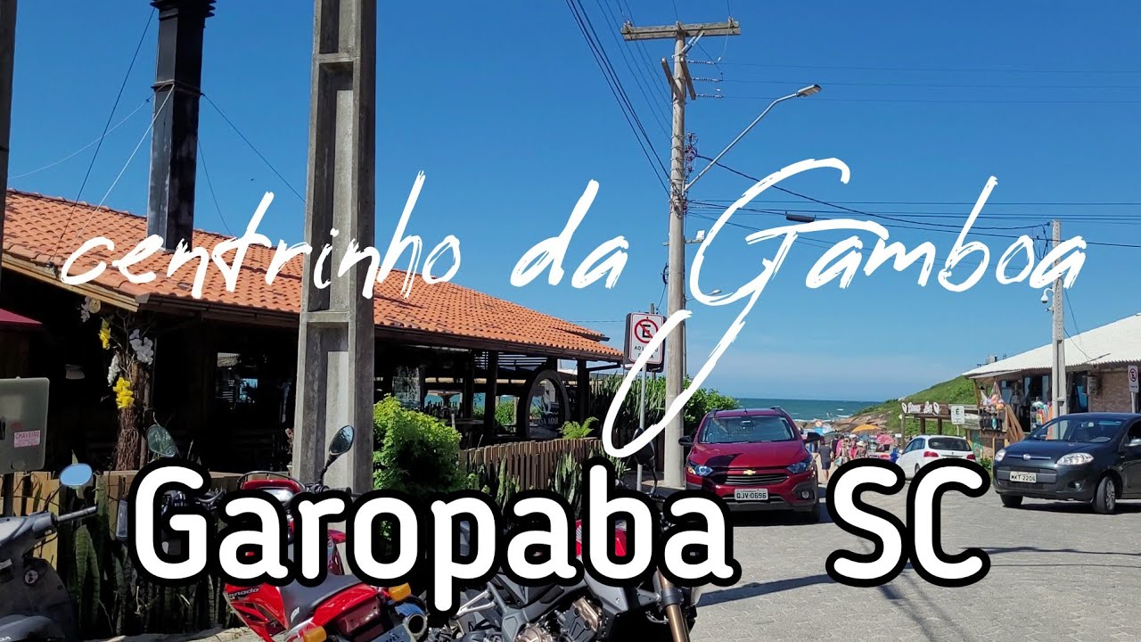 centrinho da praia da Gamboa: Garopaba SC