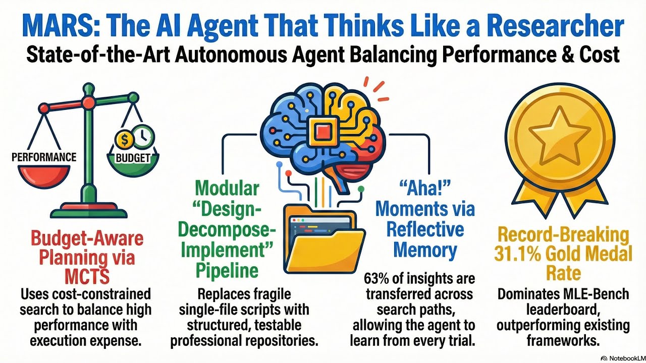 MARS: Modular Agent with Reflective Search for Automated AI Research