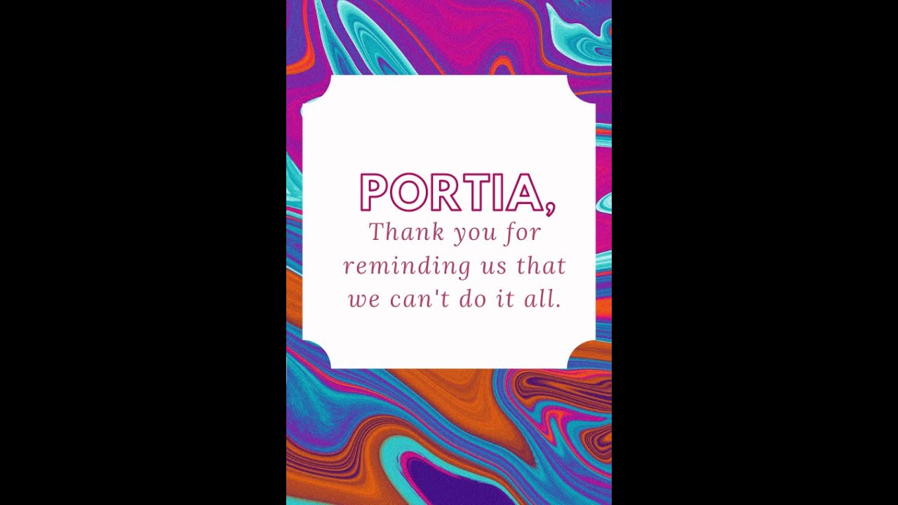 Lunchtime Conversation with Portia Archer