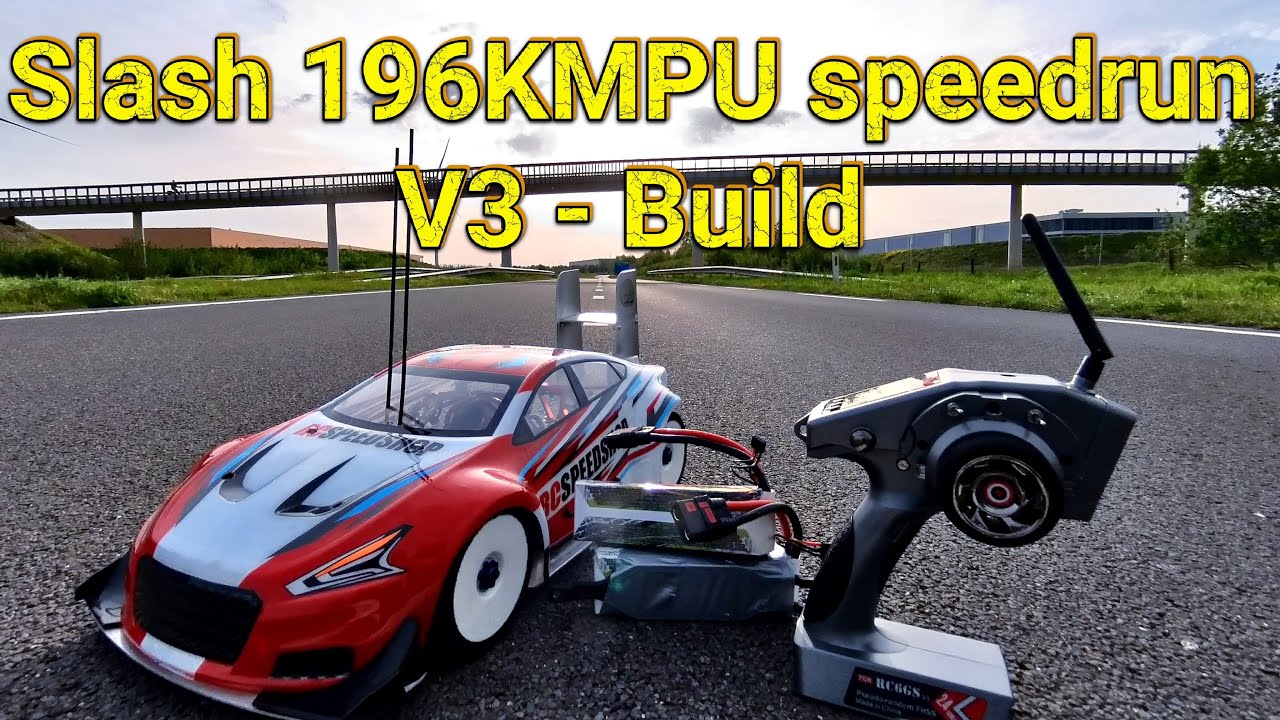 Traxxas Slash 4x4 Speedrun NEW PB! - CastleCreations 1600kV - Toro esc 150A -Chinahobbyline 6S