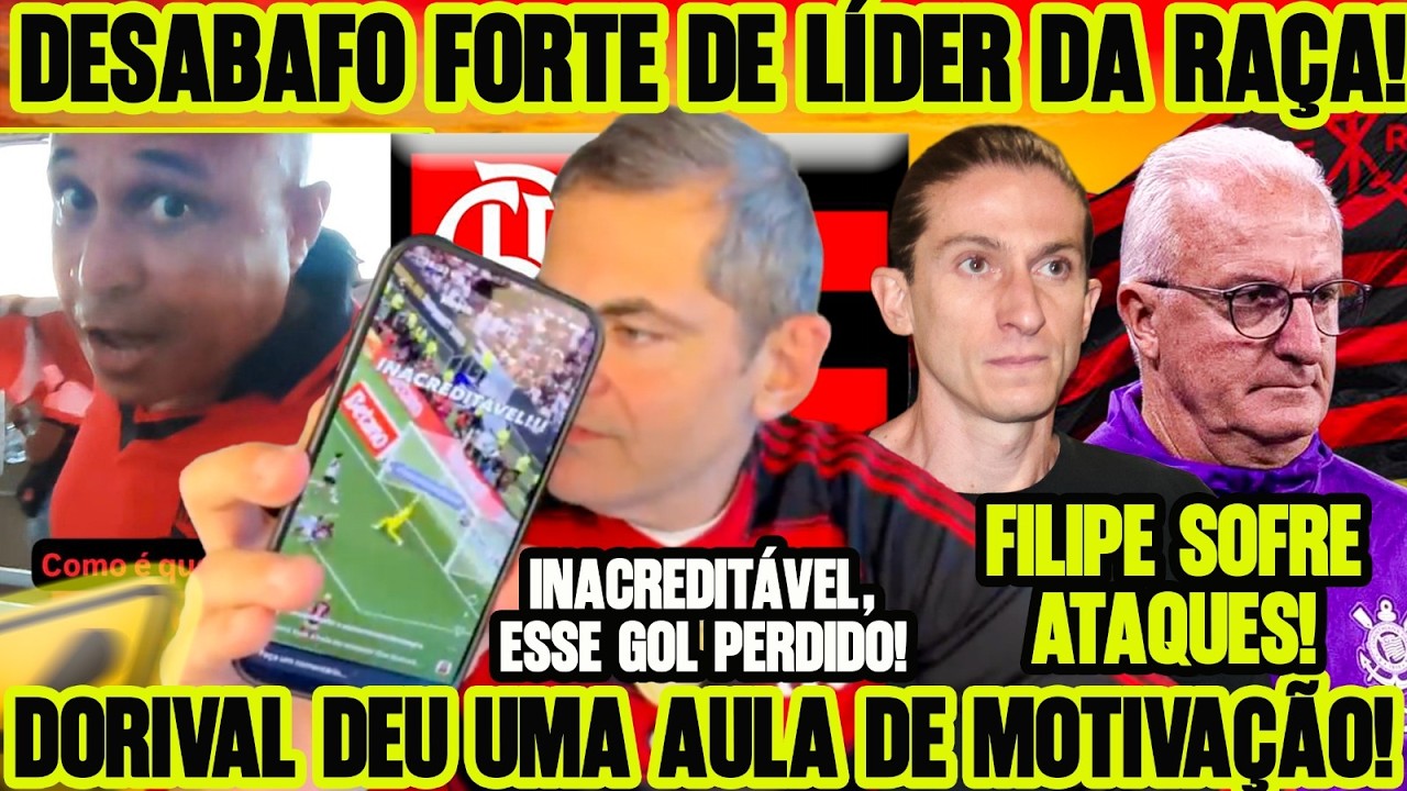 INACREDITÁVEL! A TORCIDA PEDE SAÍDA DO FILIPE! FLAMENGO ENTROU EM CAMPO DESMOTIVADO! DESABAFO FORTE!