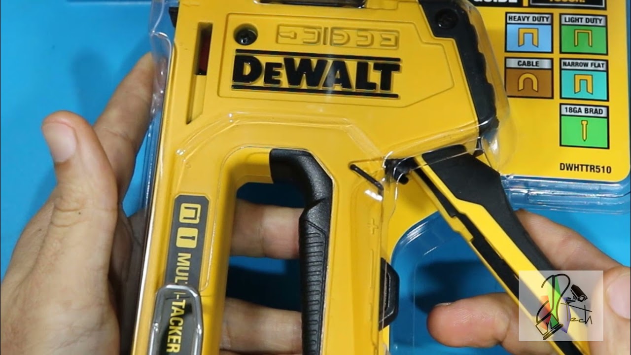 Unboxing Grapadora Industrial Dewalt 5 in 1 Multitacker DWHTTR510
