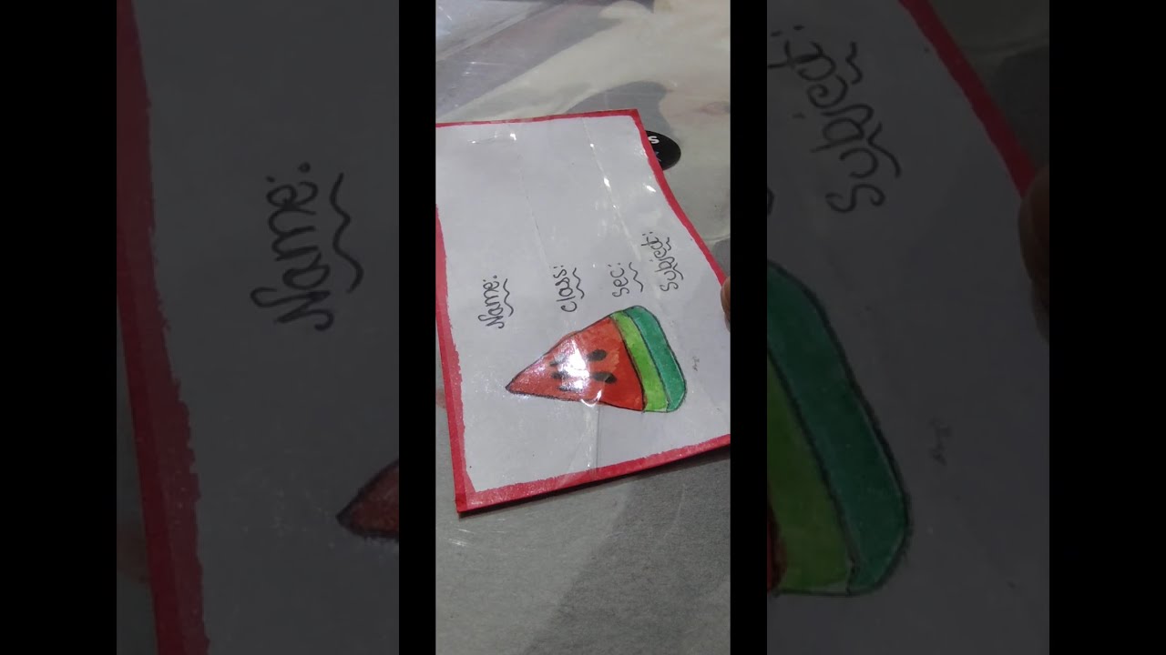 DIY name stickers