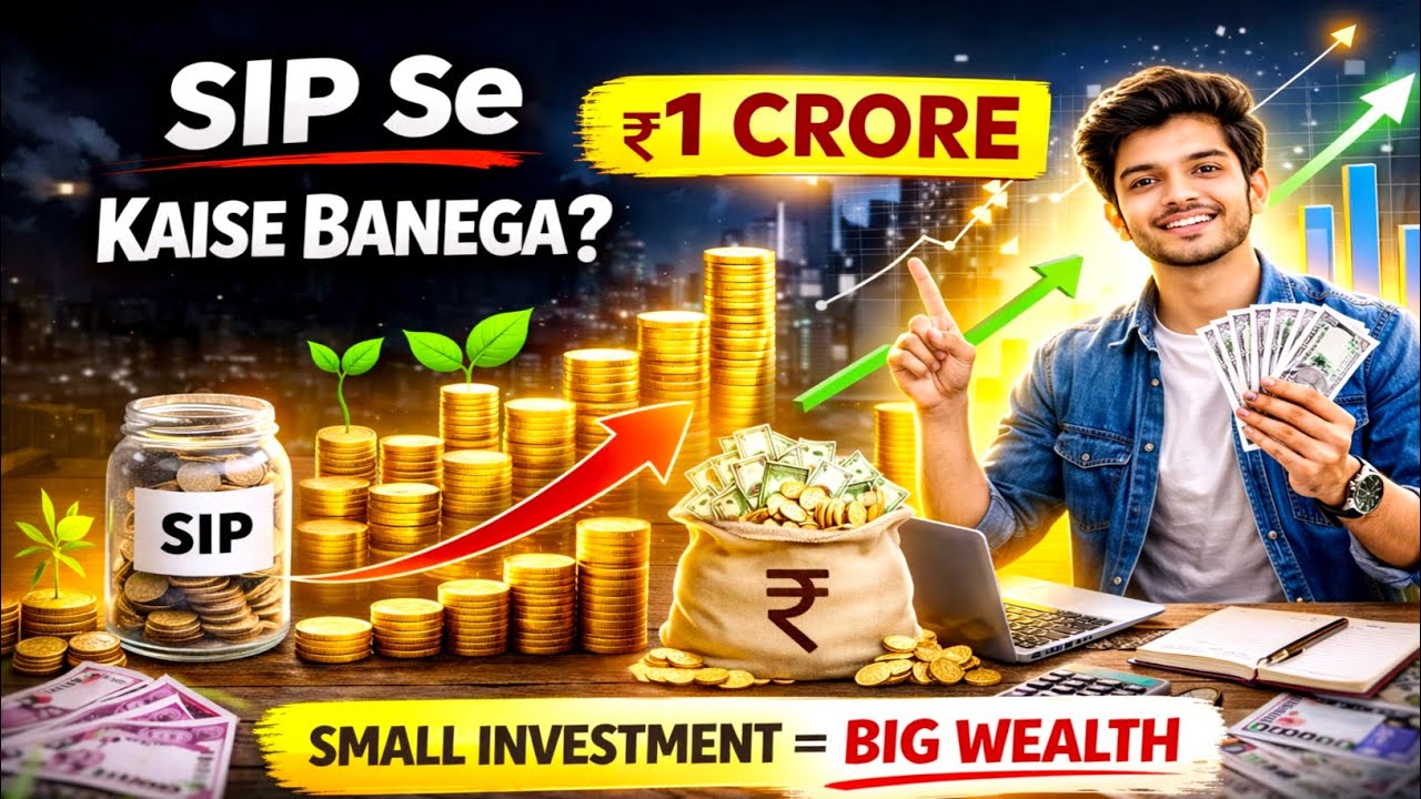 “SIP Se ₹1 Crore Kaise Banega? | Step-by-Step Plan 2026”