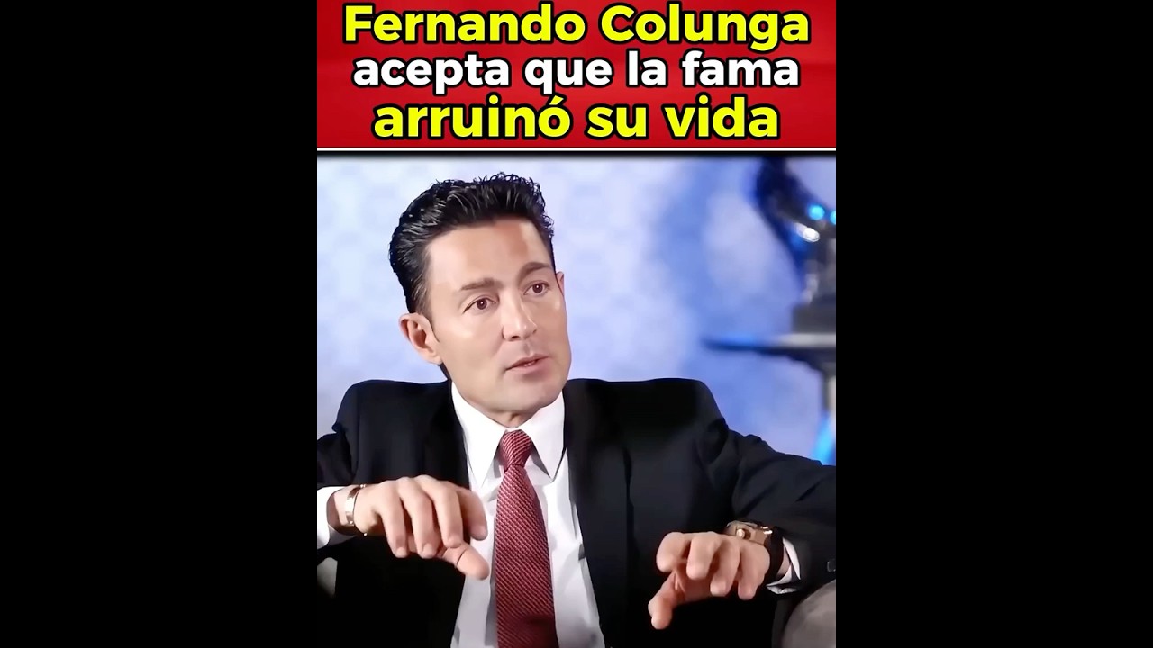 La Fama y Televisión arruinaron la Vida de Fernando Colunga 😱