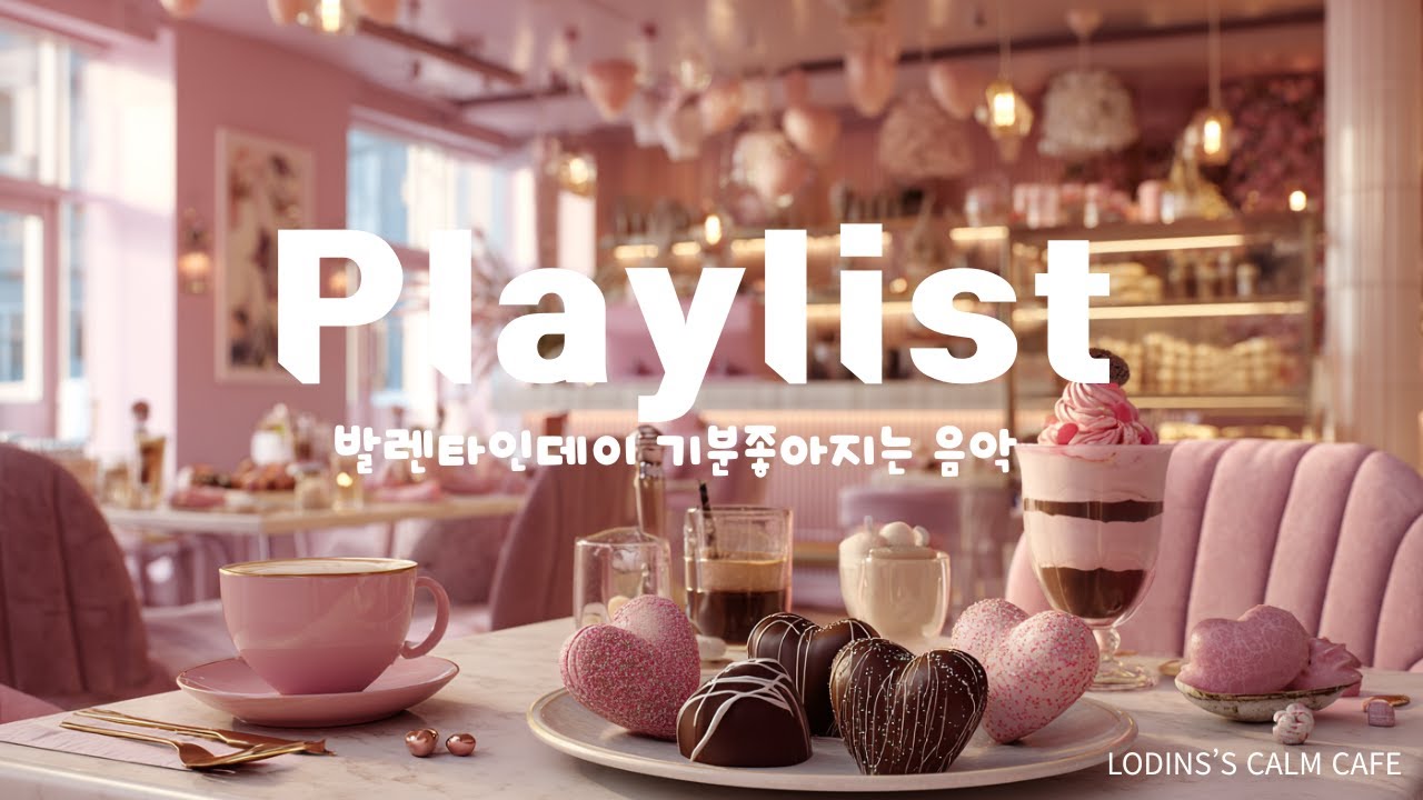 [Playlist] ☕ Lordin's Calm Cafe | 초콜릿처럼 부드러운 발렌타인데이 카페 음악