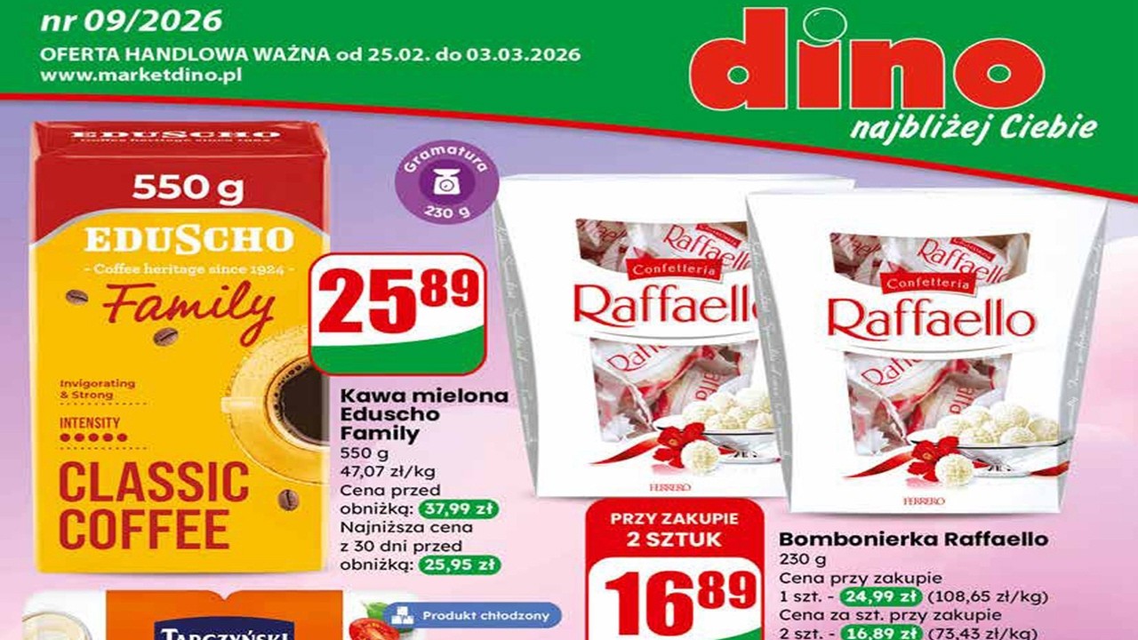 Nowa Gazetka Dino od jutra 25.02.2026! 🚀 Najlepsze Promocje i Okazje – Sprawdź co kupić!