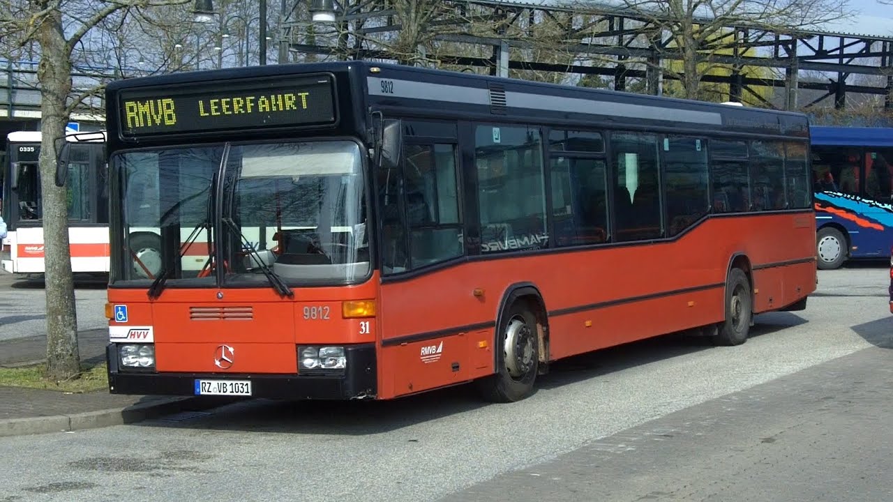 MB O405 N2 VHH Hamburg Wagen 9811 & 9812 I RMVB Ratzeburg / Mölln 31 Bus ZF Sound BJ 1998