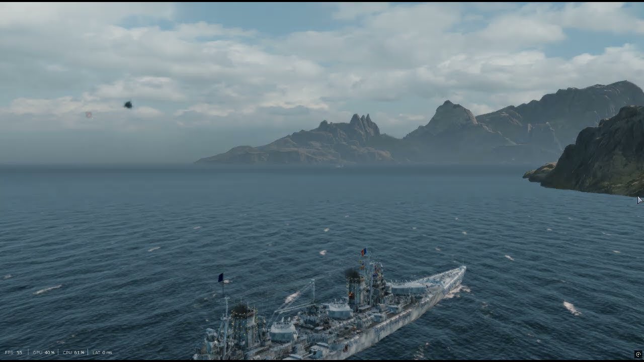 World of Warships All Alone on the left flank Fun game LIBERTAD