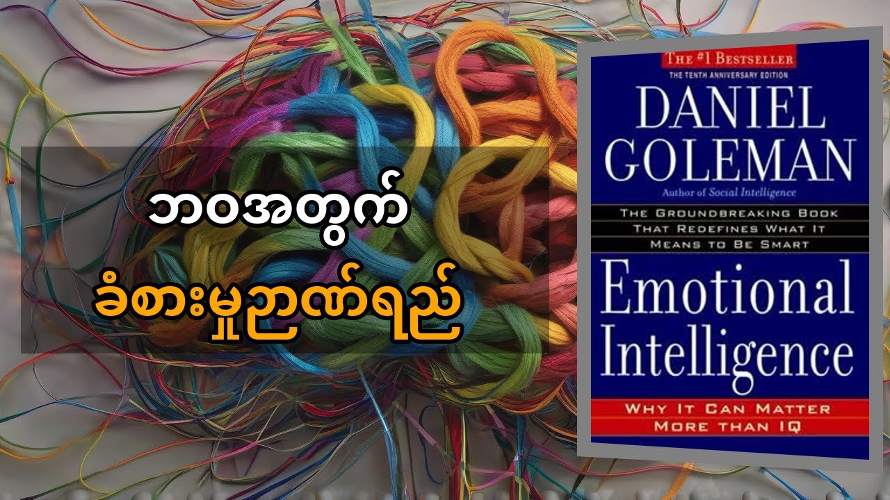 Emotional Intelligence: ဒယ်နီယယ်ဂိုးလ်းမန်းရဲ့စာအုပ်ကိုမြန်မာလိုရှင်းပြထားပါတယ်။