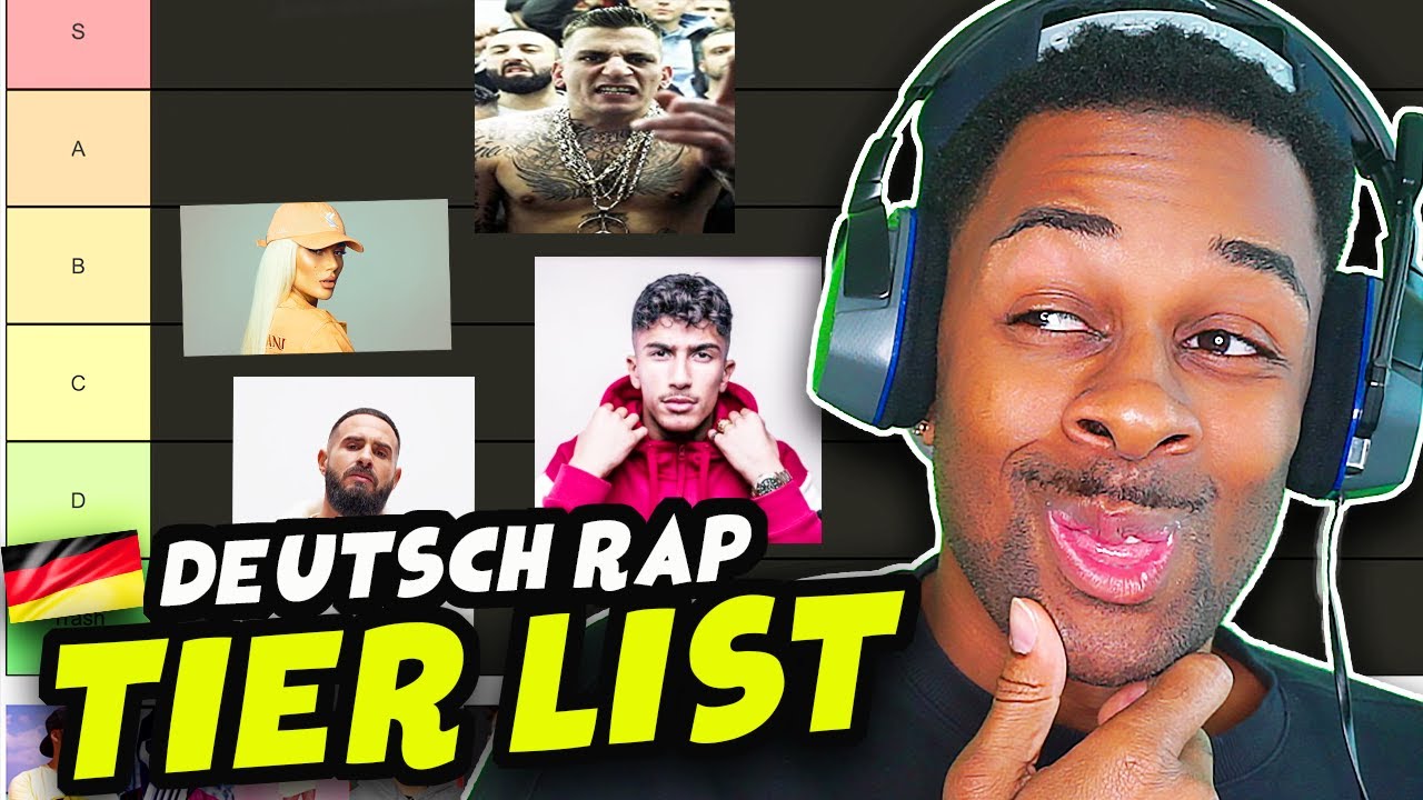 THE GREATEST GERMAN RAP TIER LIST OF ALL TIME!