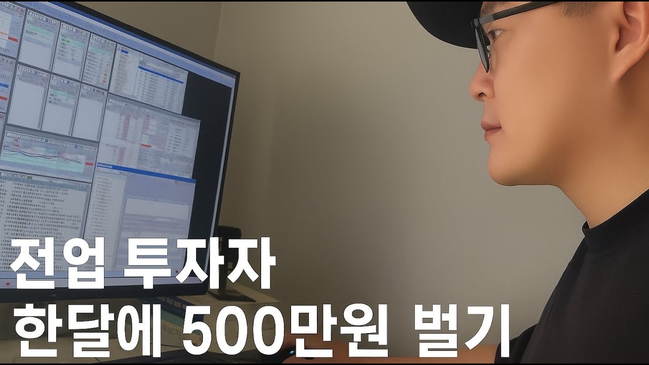 주식 전업 투자자로 월 500만원 벌기