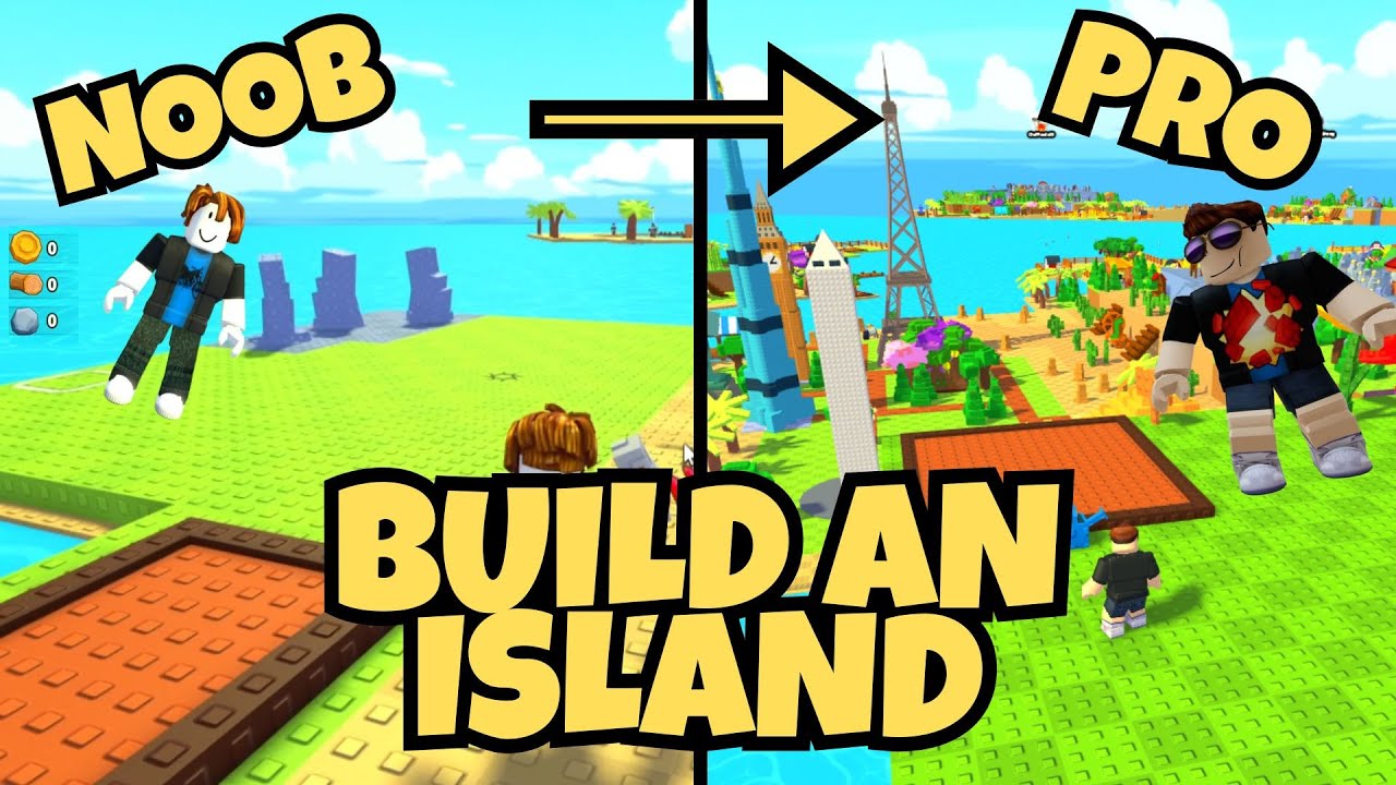 Roblox Build an Island &ndash; From Noob to Pro (I Finished the Whole Island in Roblox)