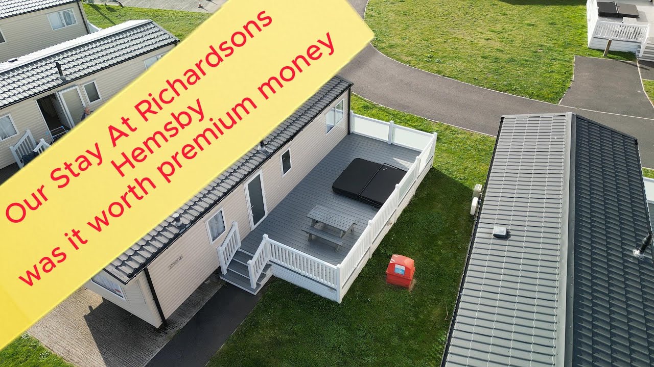 GREAT YARMOUTH, HEMSBY BEACH CARAVAN PARK with hot tub .. (PART 1) ..IS IT WORTH THE MONEY #hemsby