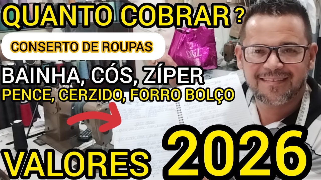 Quanto Cobrar Por Cada CONSERTO de Roupa Em 2026🪡✂️🧵