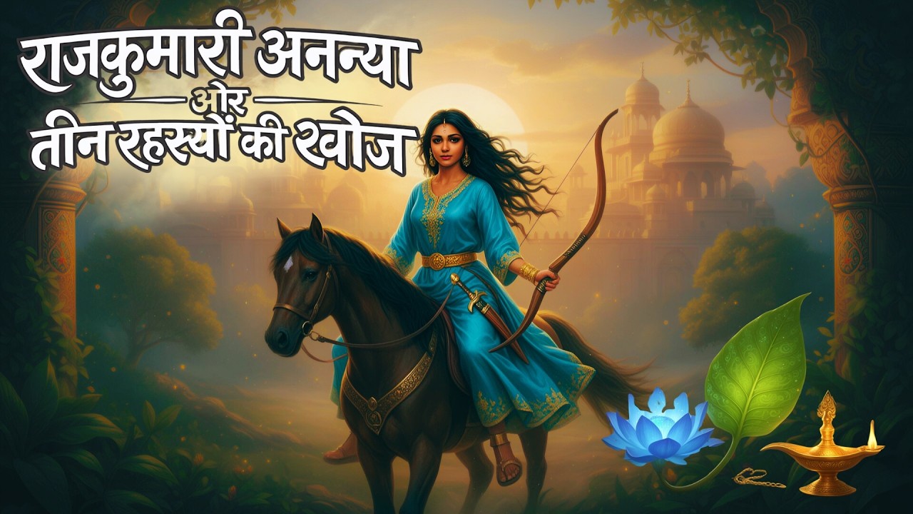 राजकुमारी अनन्या और तीन रहस्यों की खोज | Princess Ananya & the Quest of Three Secrets Hindi Folktale