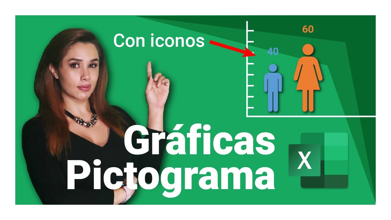 Cómo hacer gráfico con iconos en Excel, gráfico pictograma fácil