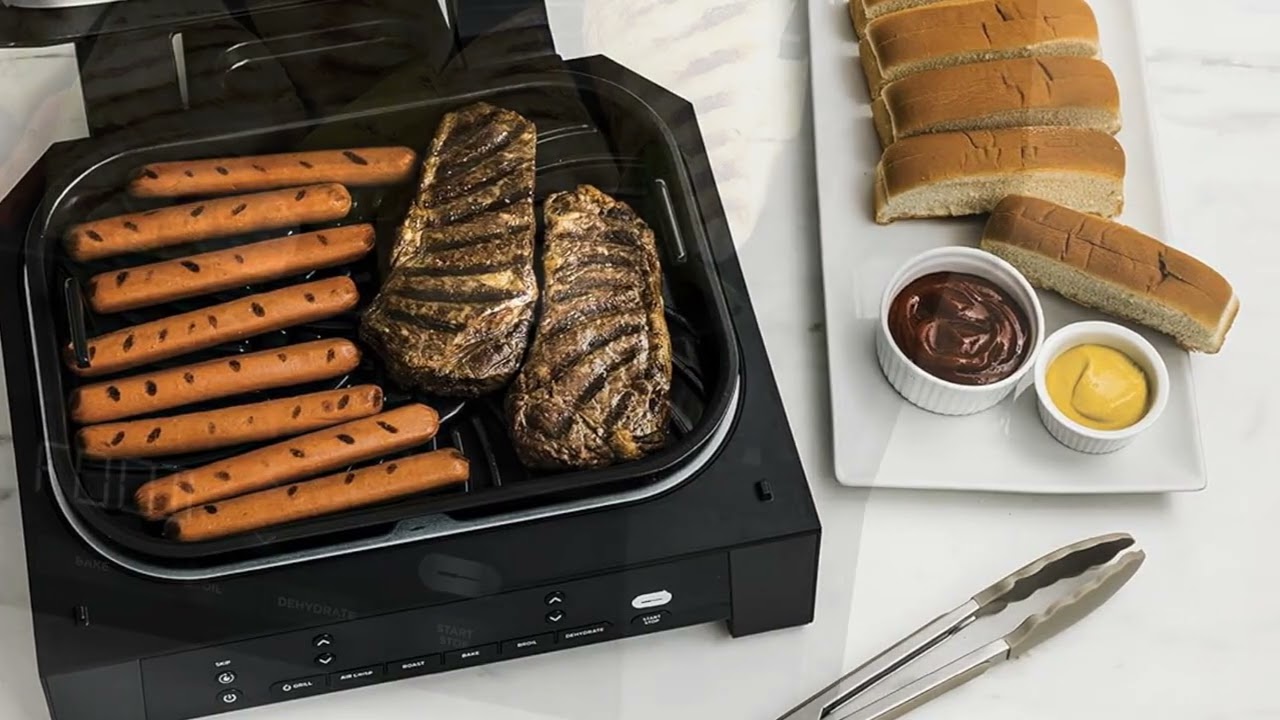 Ninja Foodi Smart XL Grill & Air Fryer 🍔 | 6-in-1 Indoor Grill
