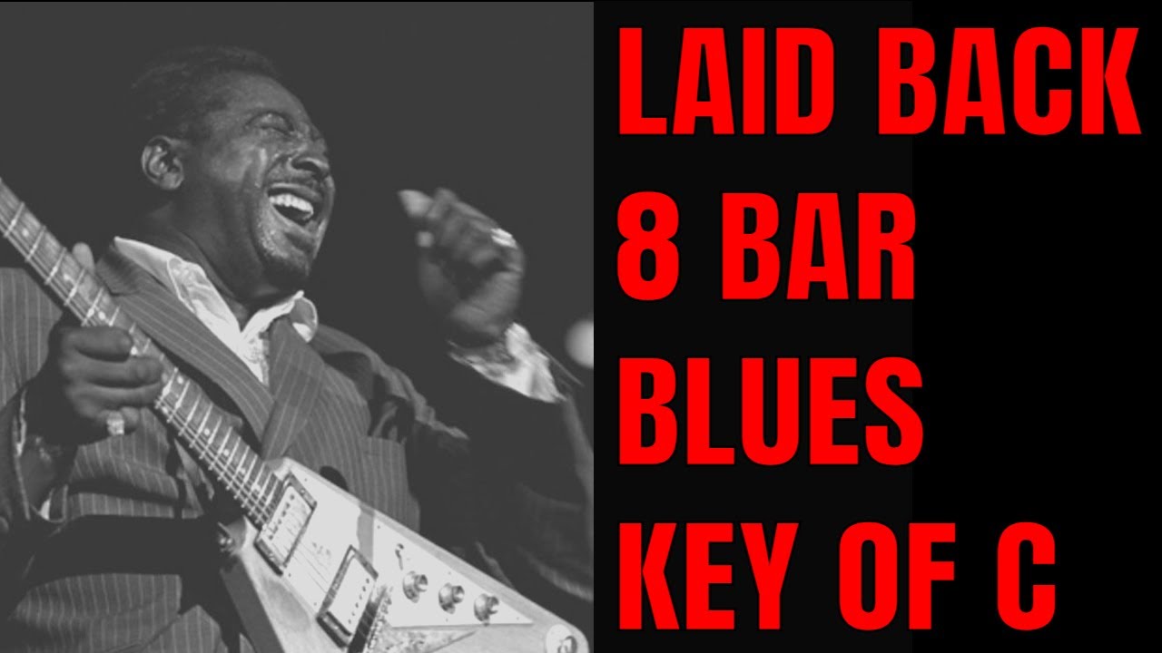 Slow 8-bar Blues In The Key of  C | Guitar Backing Track