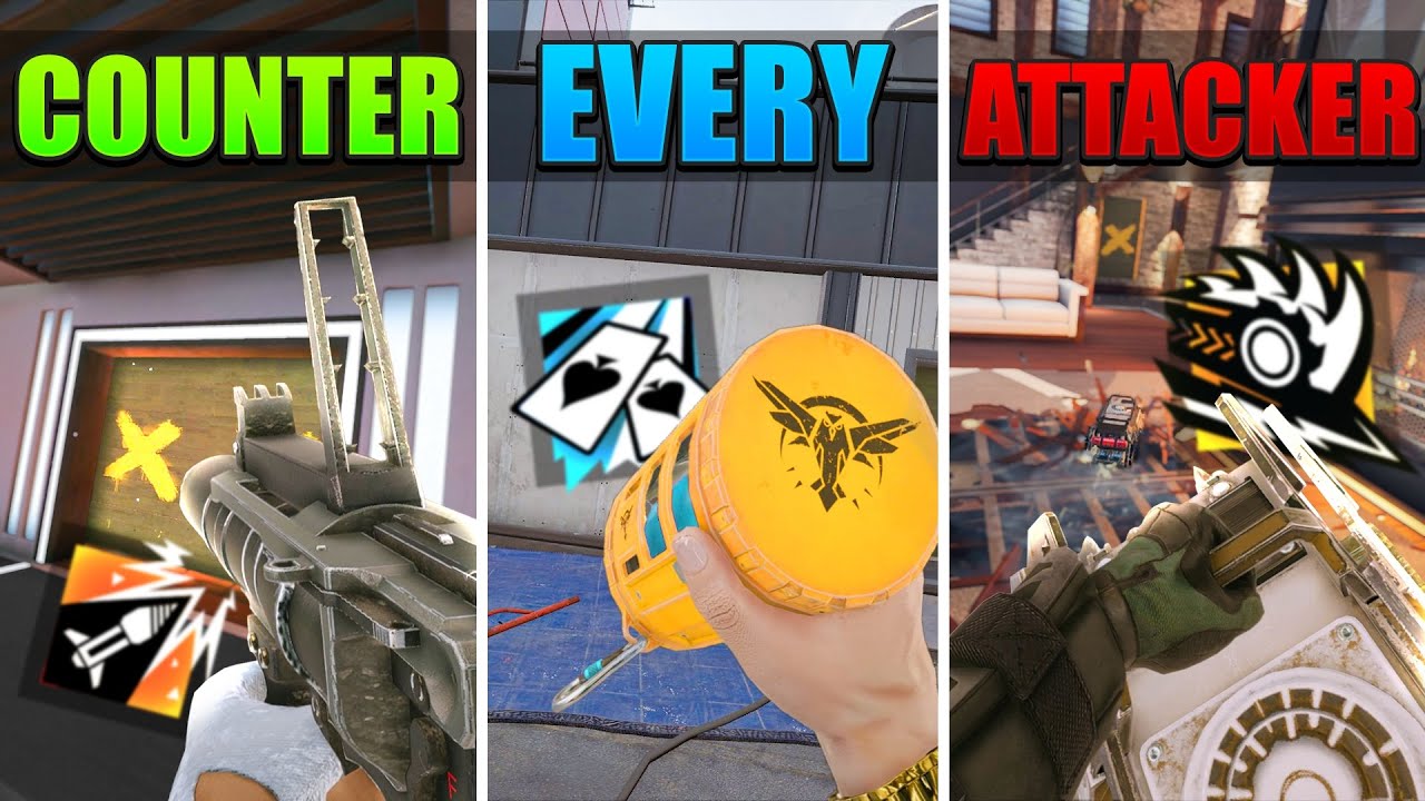 Как противостоять КАЖДОМУ нападающему в Rainbow Six Siege (2023)