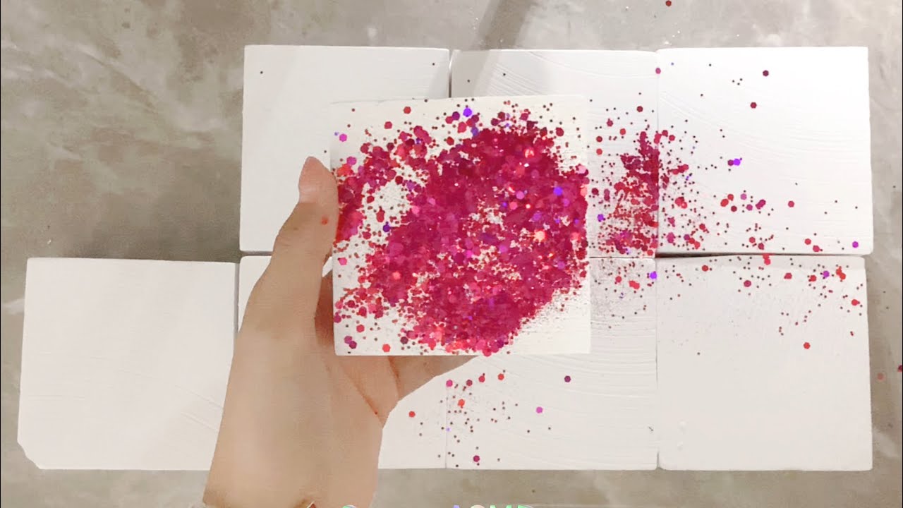 Hard Plain Jane Gym Chalk with paillette ｜ASMR🦄🦋🌈