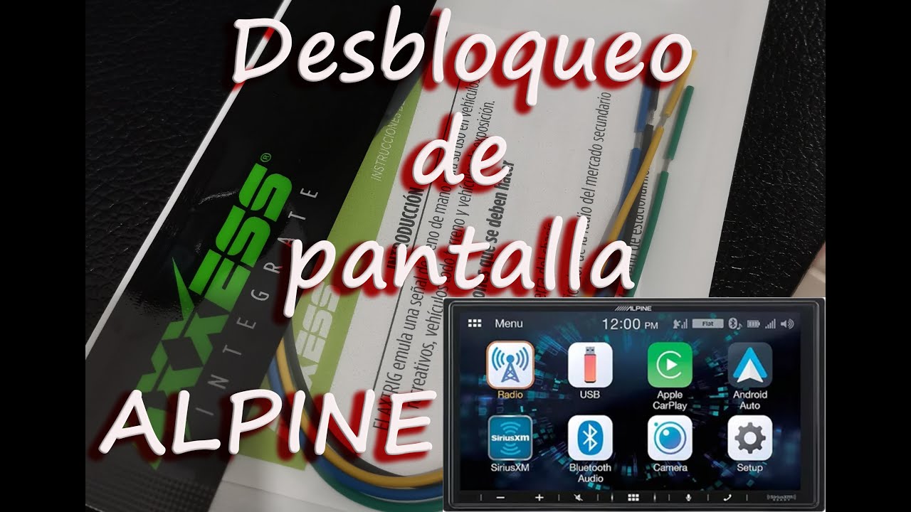 Como desbloquear tu pantalla ALPINE (bypass)