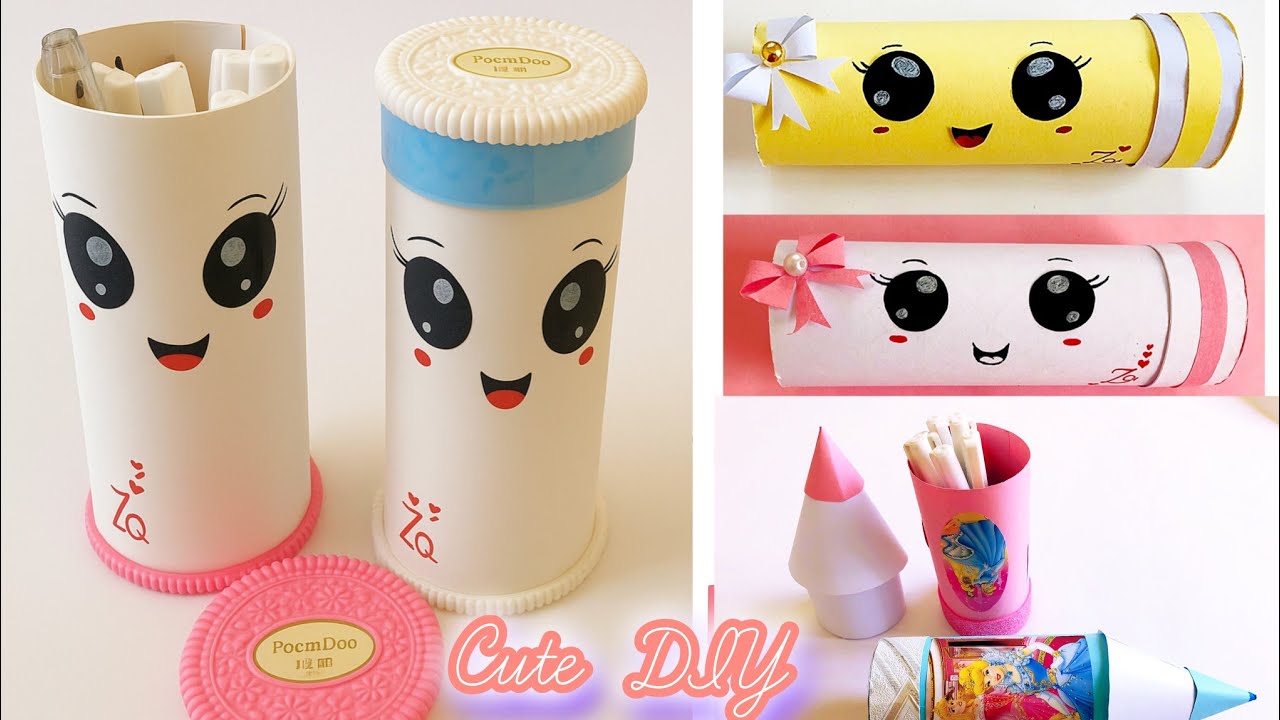 Don’t Throw Paper Cups Away! 😱 Cute DIY Pencil Holder Everyone Loves ✂️💖