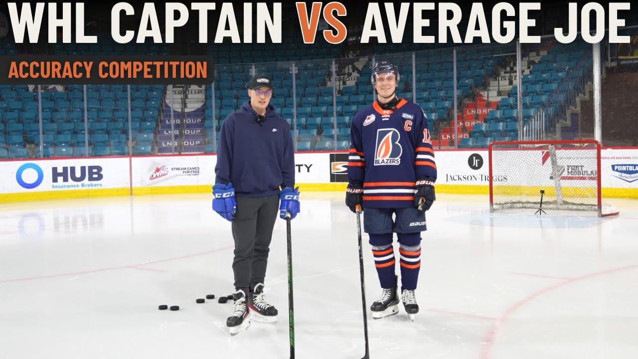 Accuracy Competition with Ryan Michael of the Kamloops Blazers