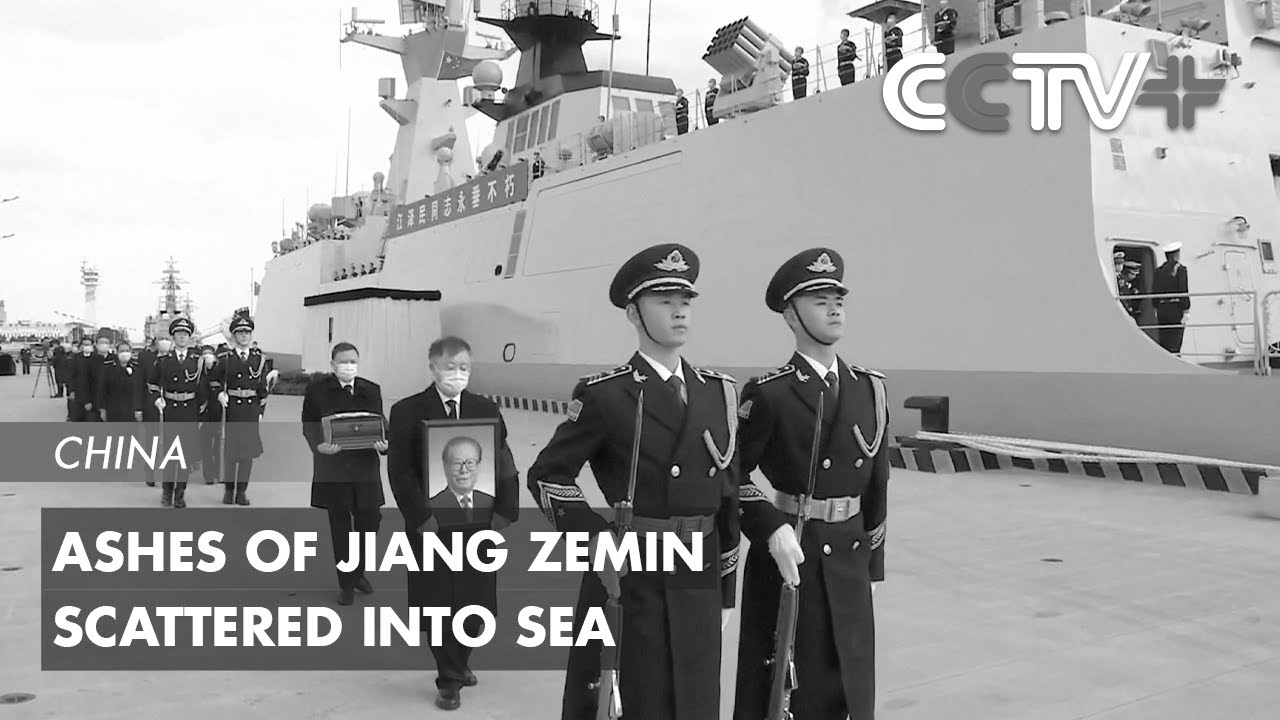 Ashes of Jiang Zemin Scattered into Sea