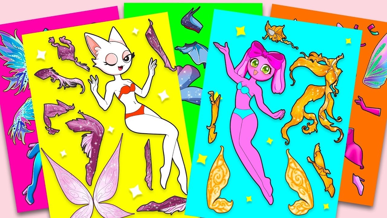 💖 Поделки из бумаги 💖 WENDA x PINK: Кто покорит мир фей своими руками? ✨ Комбинируйте и сочетайте...