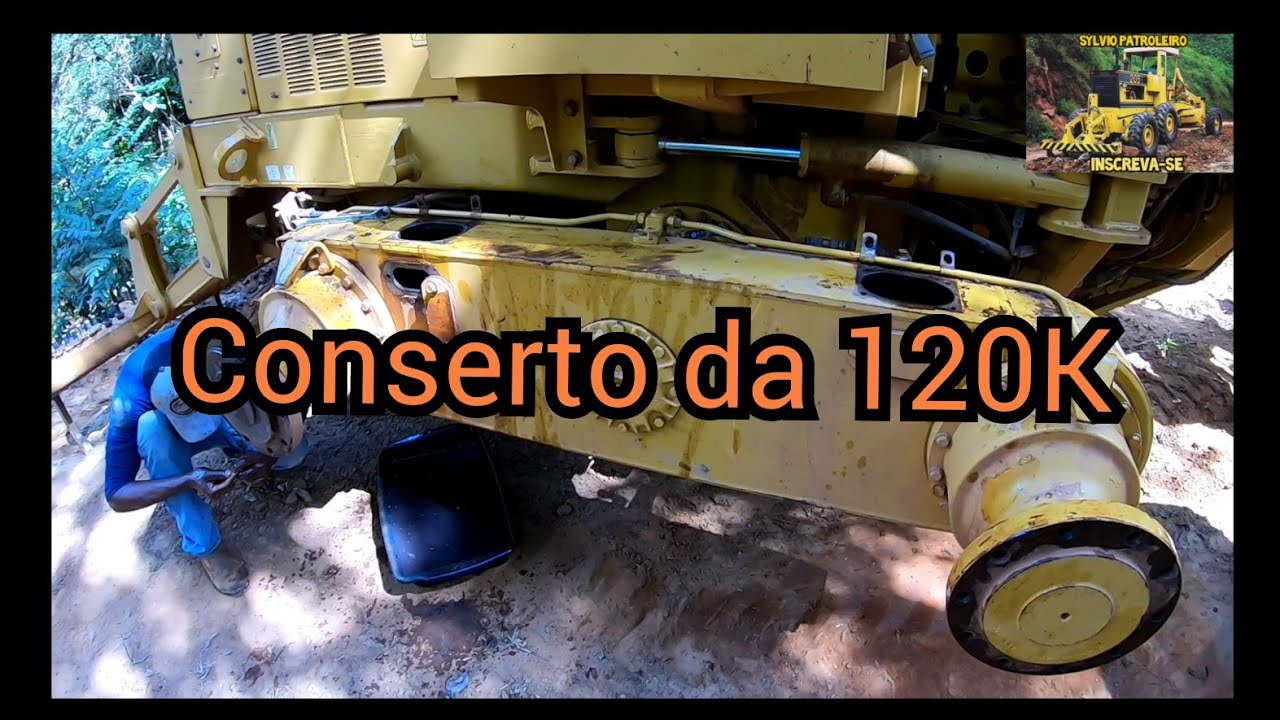 Conserto da 120K /Motoniveladora Caterpillar Grader niveleuse motoconformadora patrola