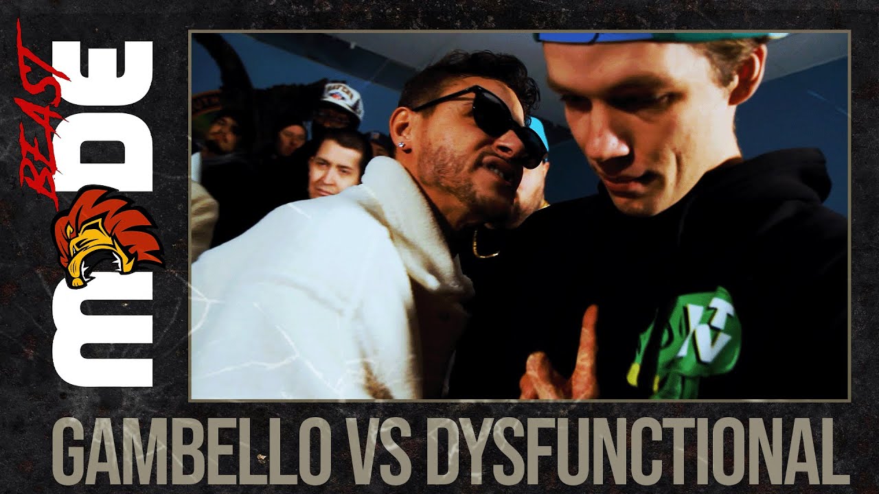 BEASTMODE - JOEY GAMBELLO VS DYSFUNCTIONAL - RAP BATTLE