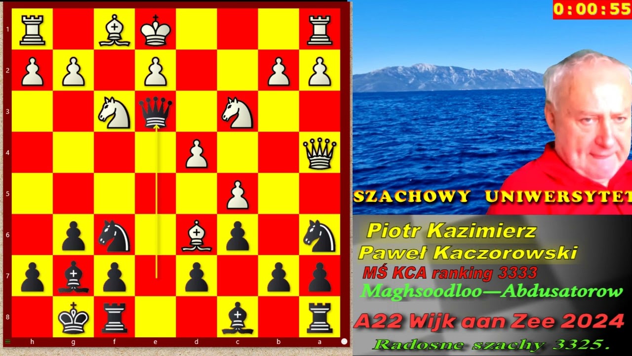 Szachy. Wijk ann Zee 2024 (23). A22. RS.3325.