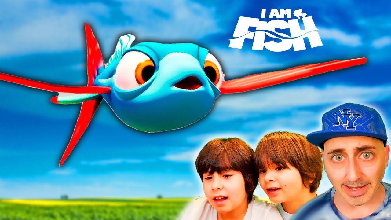 EL PEZ VOLADOR tambien  ESCAPA!! I am Fish con Dani y Evan cap.3