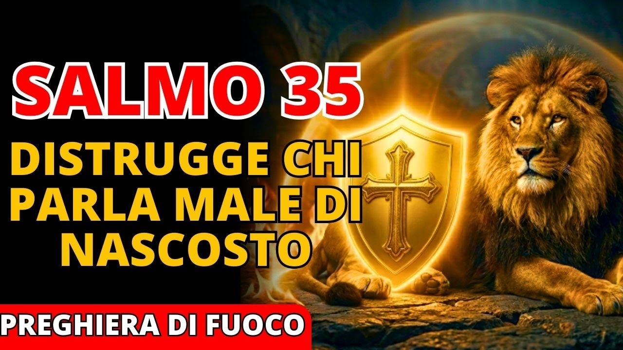 🔥 Salmo 35 Potente: SILENZIA Ogni Lingua Che Parla Contro di Te in Luoghi Nascosti