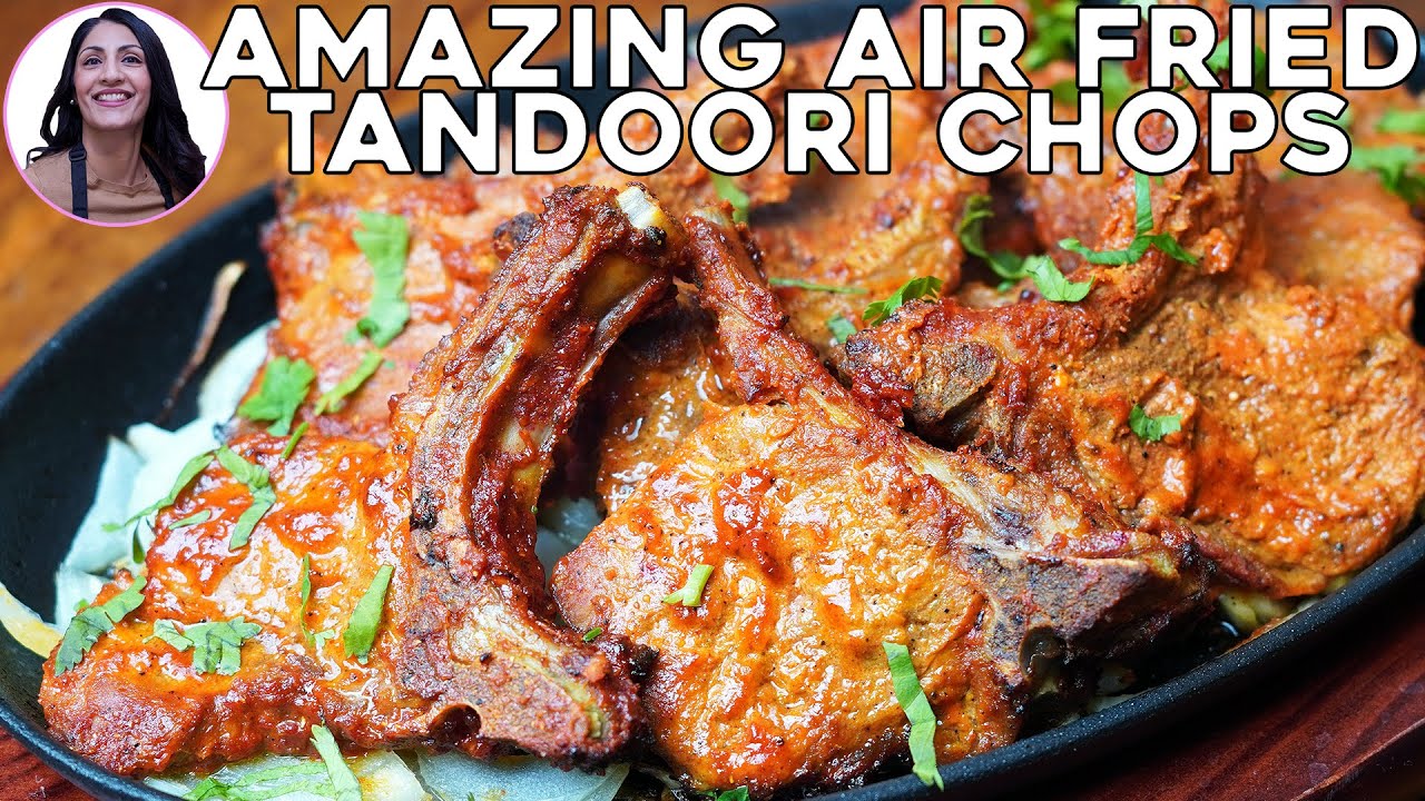8 Minute AIR FRYER Tandoori Lamb Chops Restaurant Style!!!