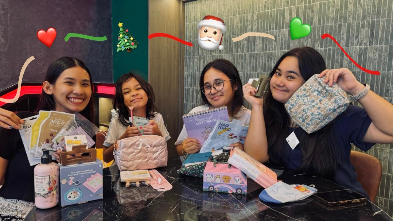 sister’s gift exchange vlog ❅‧͙˚₊⋆
