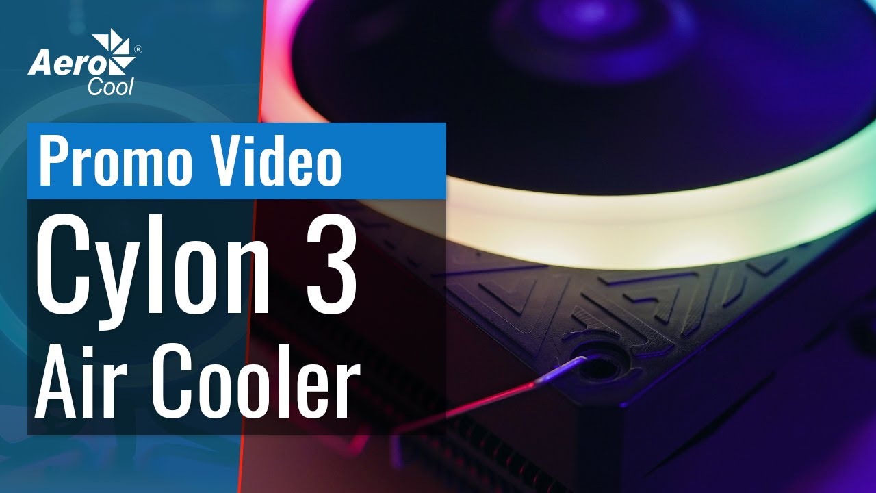 Воздушное Охлаждение AeroCool Cylon 3 ARGB Промо Видео