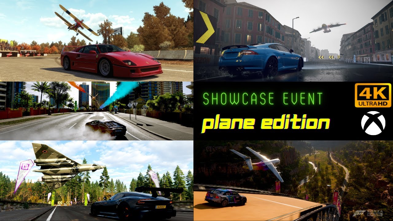 Evolution of Forza Horizon | Plane Showcase Events Comparison | XSX | 4K